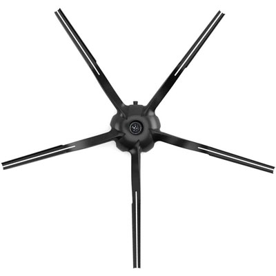 Оригинальная силиконовая боковая щетка для робота-пылесоса Roborock черная (комплект 2шт)