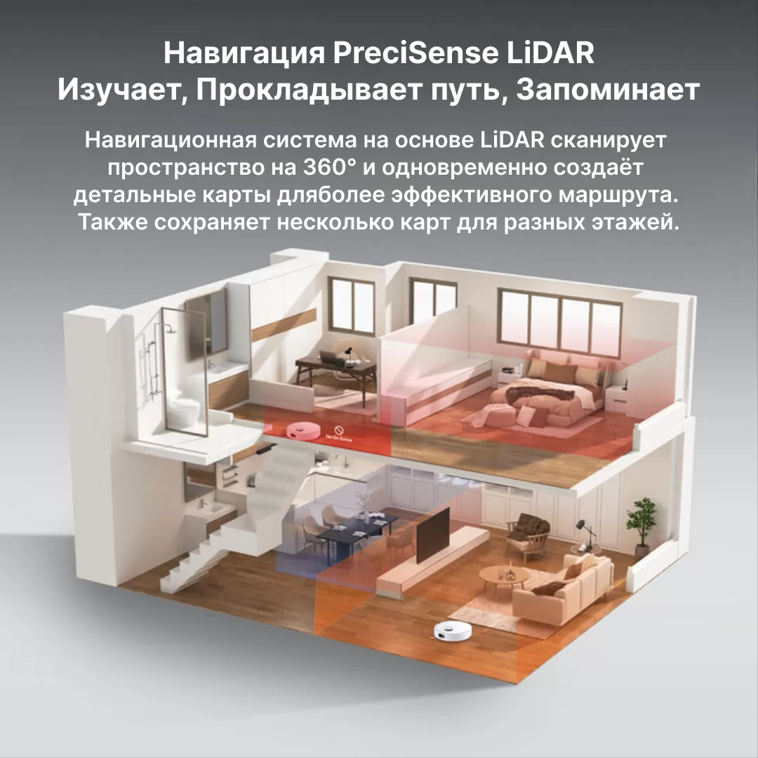 Roborock Q8 Max Pro White | Робот-пылесос 