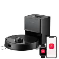 Roborock Q8 Plus Black | Робот-пылесос со станцией самоочистки пылесборника