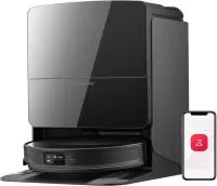 Roborock Saros 10R Black | Робот-пылесос со станцией самоочистки 